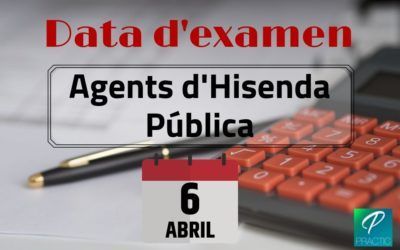 Publicades la data d’examen i la llista d’admesos provisional d’Agents de la Hisenda Pública