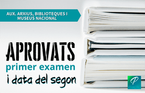 segon examen auxiliar museus