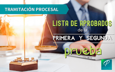 Publicada la lista de aprobados de la primera y segunda prueba