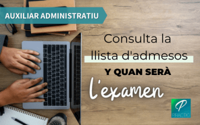 Publicades les llistes provisionals d’admesos i la possible data d’examen per a Auxiliar Administratiu de l’Ajuntament de Barcelona