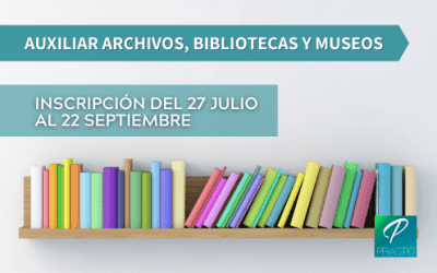 Ya puedes inscribirte a la convocatoria de Auxiliar Archivos, Bibliotecas y Museos del Estado