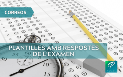 S’han publicat les respostes de l’examen de Correus realitzat al Setembre