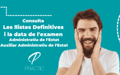 Publicades llistes definitives i data d’examen d’auxiliar administratiu i administratiu de l’Estat