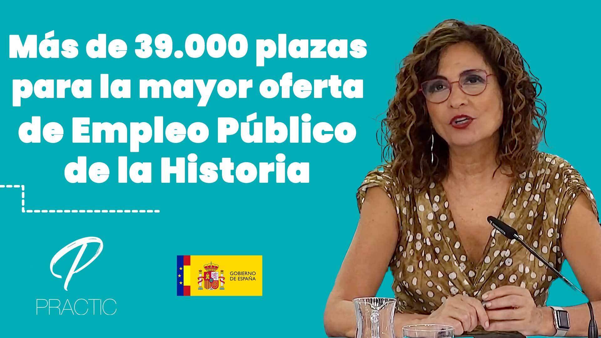 Histórica Oferta de Empleo Público, OEP 2023